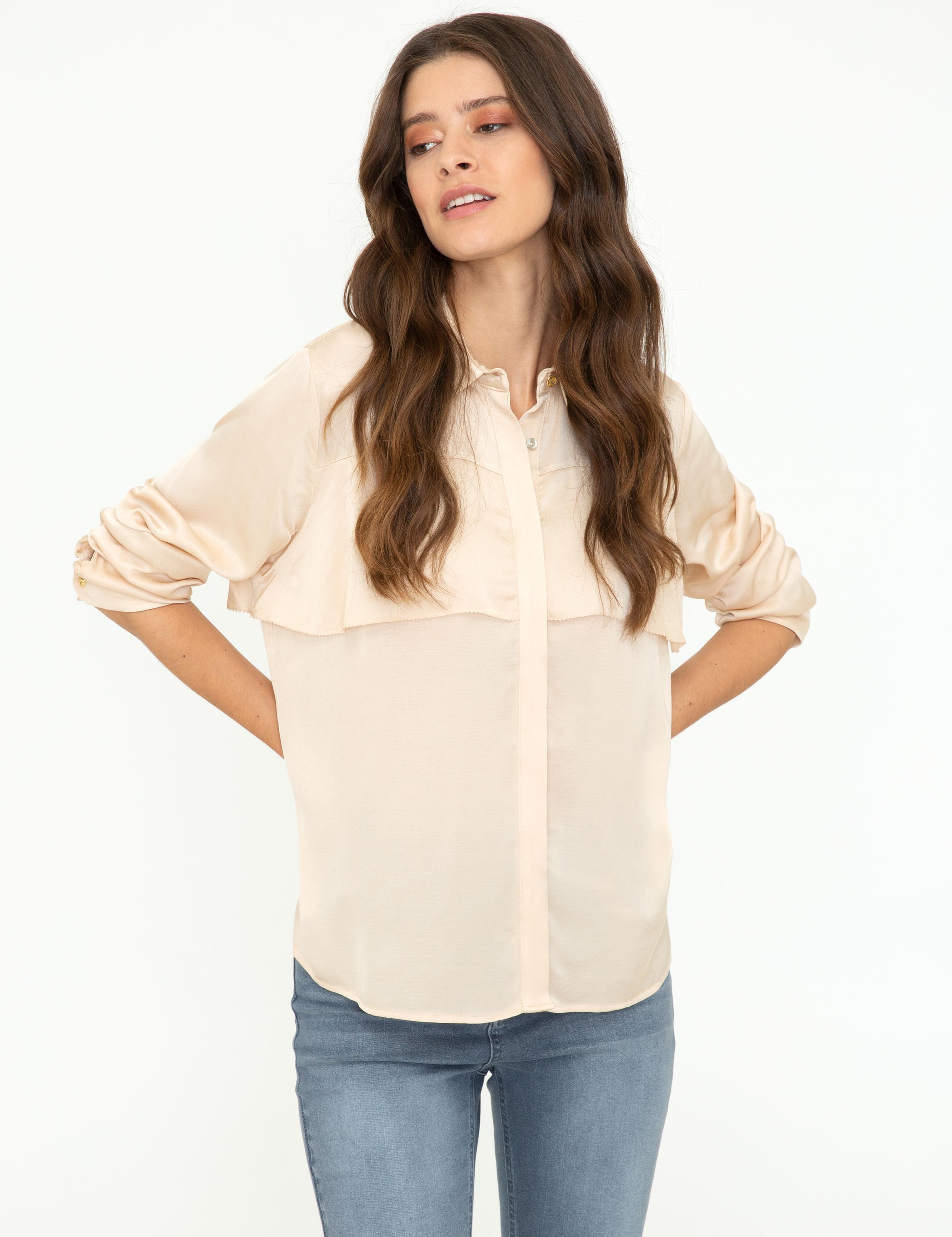 Kum Comfort Fit Uzun Kollu Gömlek