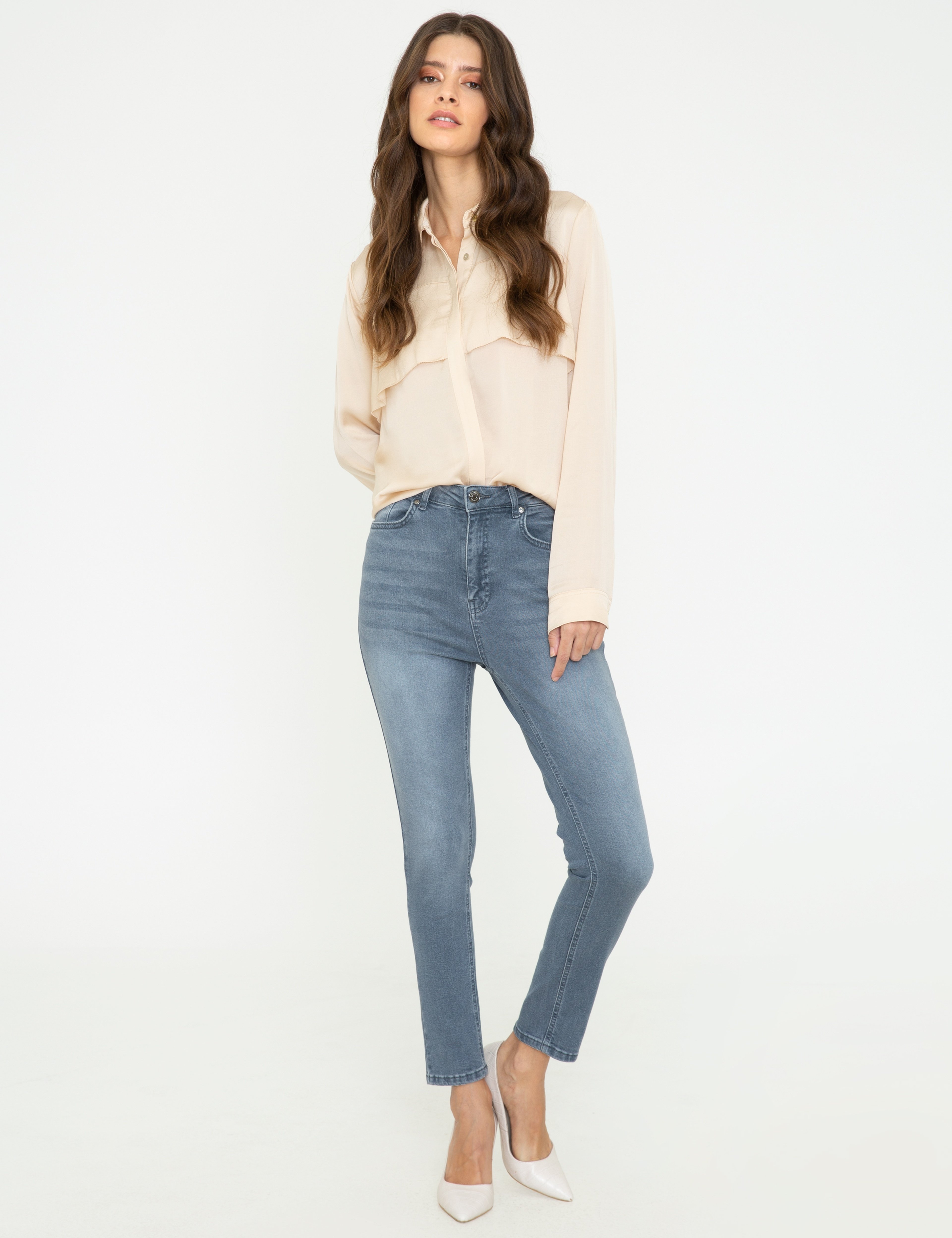Kum Comfort Fit Uzun Kollu Gömlek - Image 4