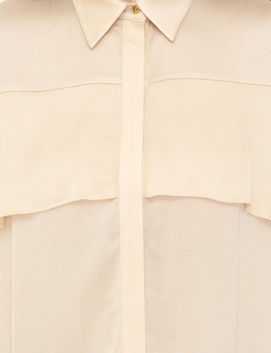 Kum Comfort Fit Uzun Kollu Gömlek