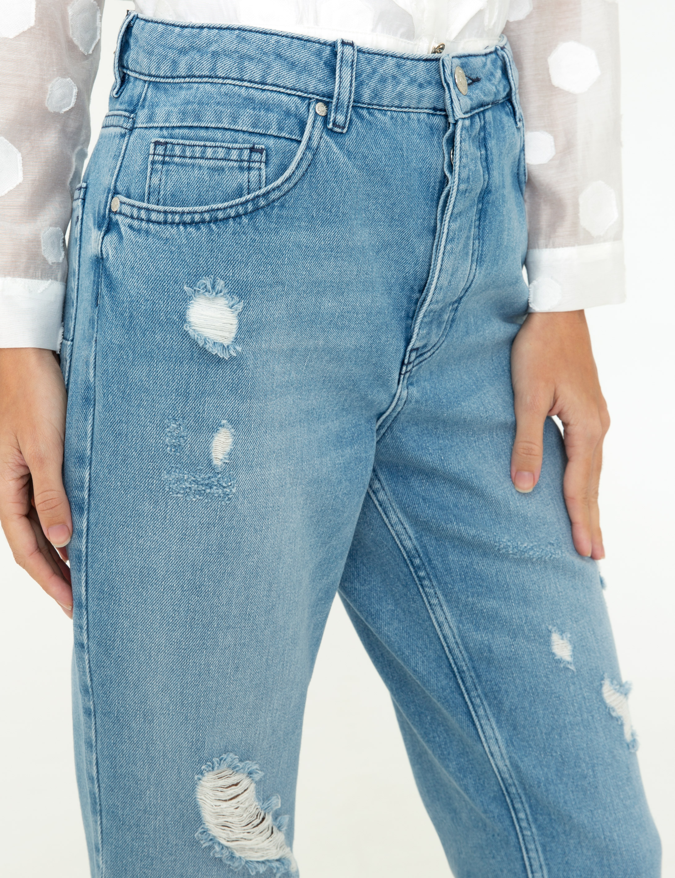 Mavi Mom Fit Jean Pantolon - Image 4