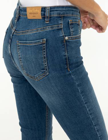 İndigo Skinny Fit Jean Pantolon