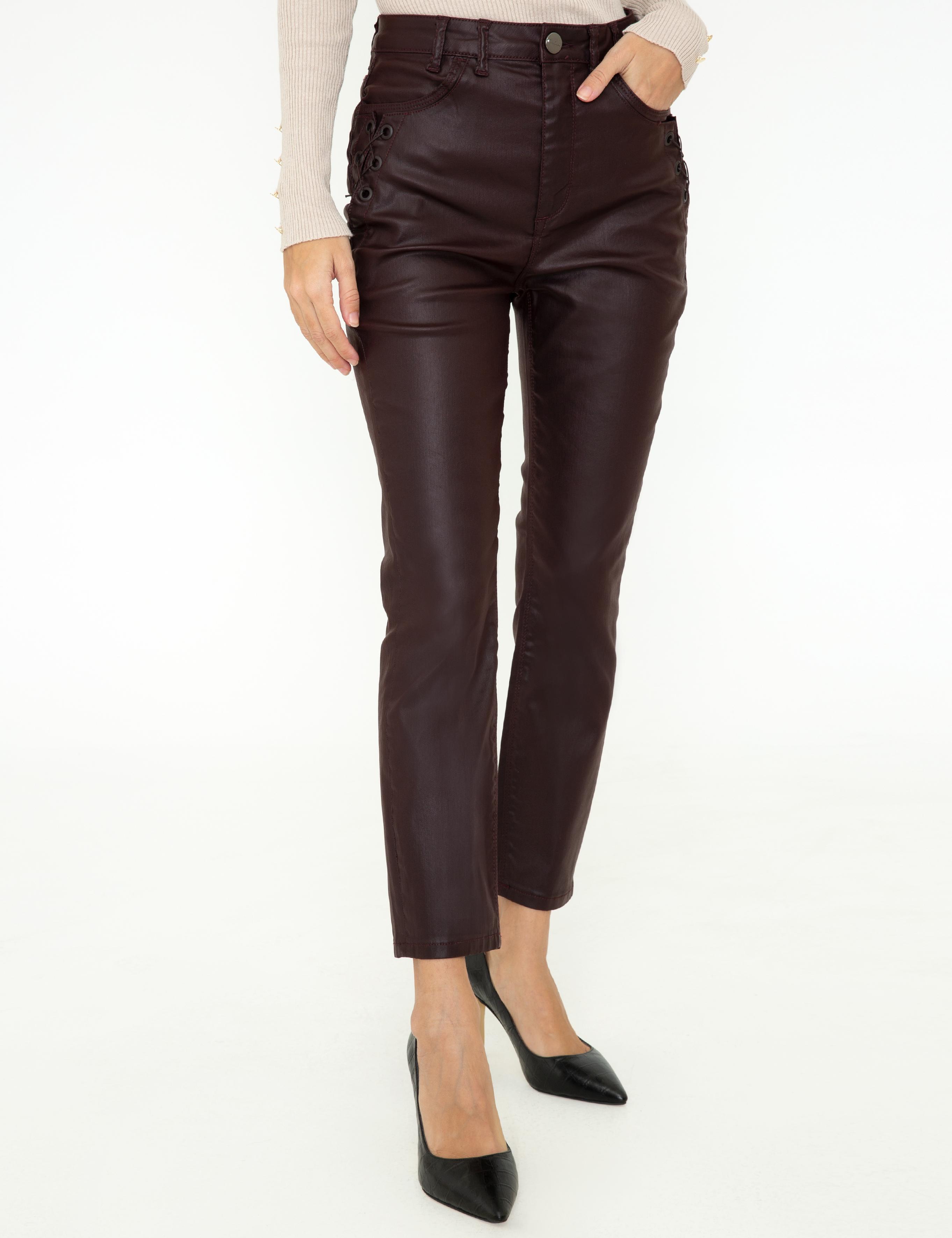 Bordo Slim Fit Jean Pantolon