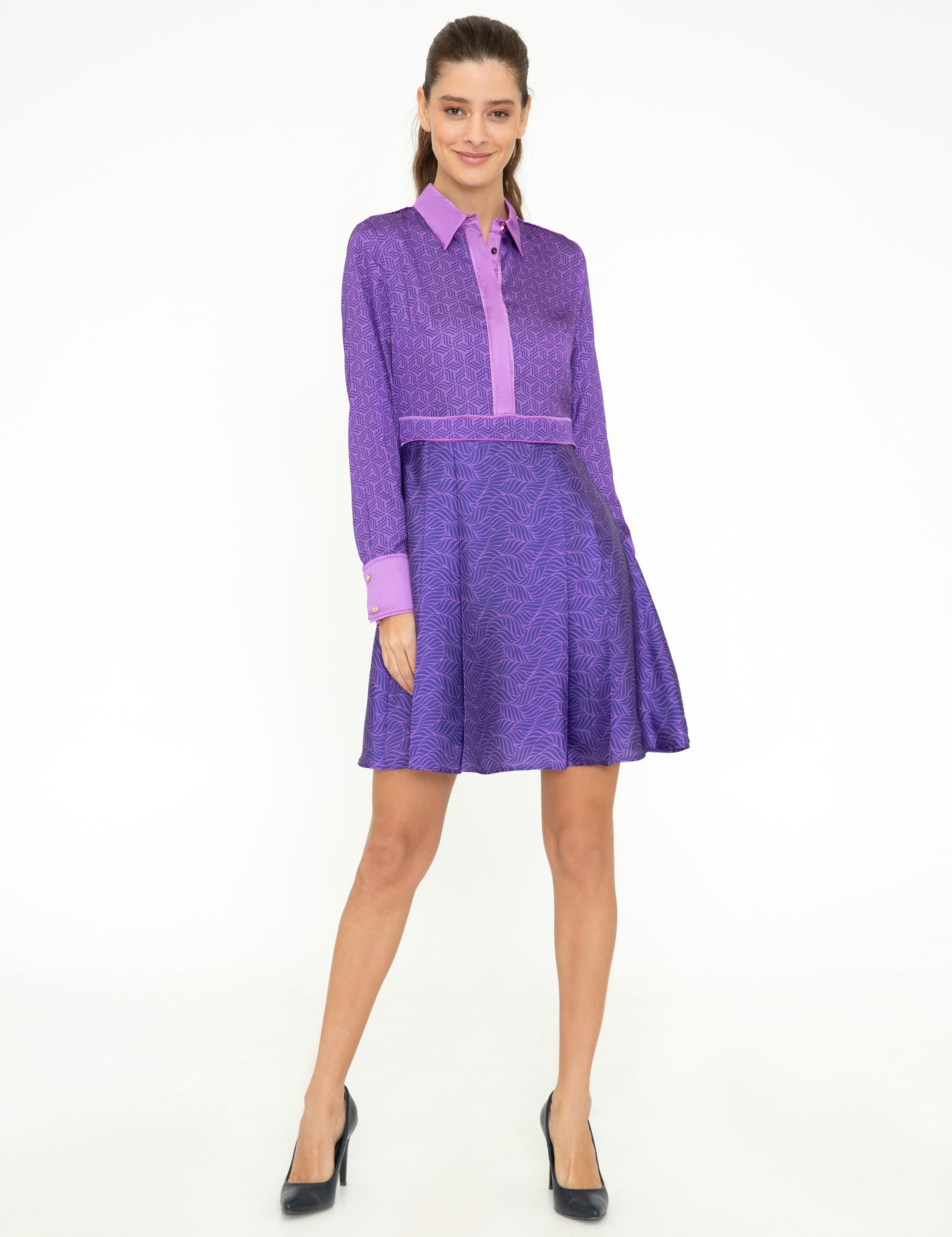 Menekşe Dokuma Elbise