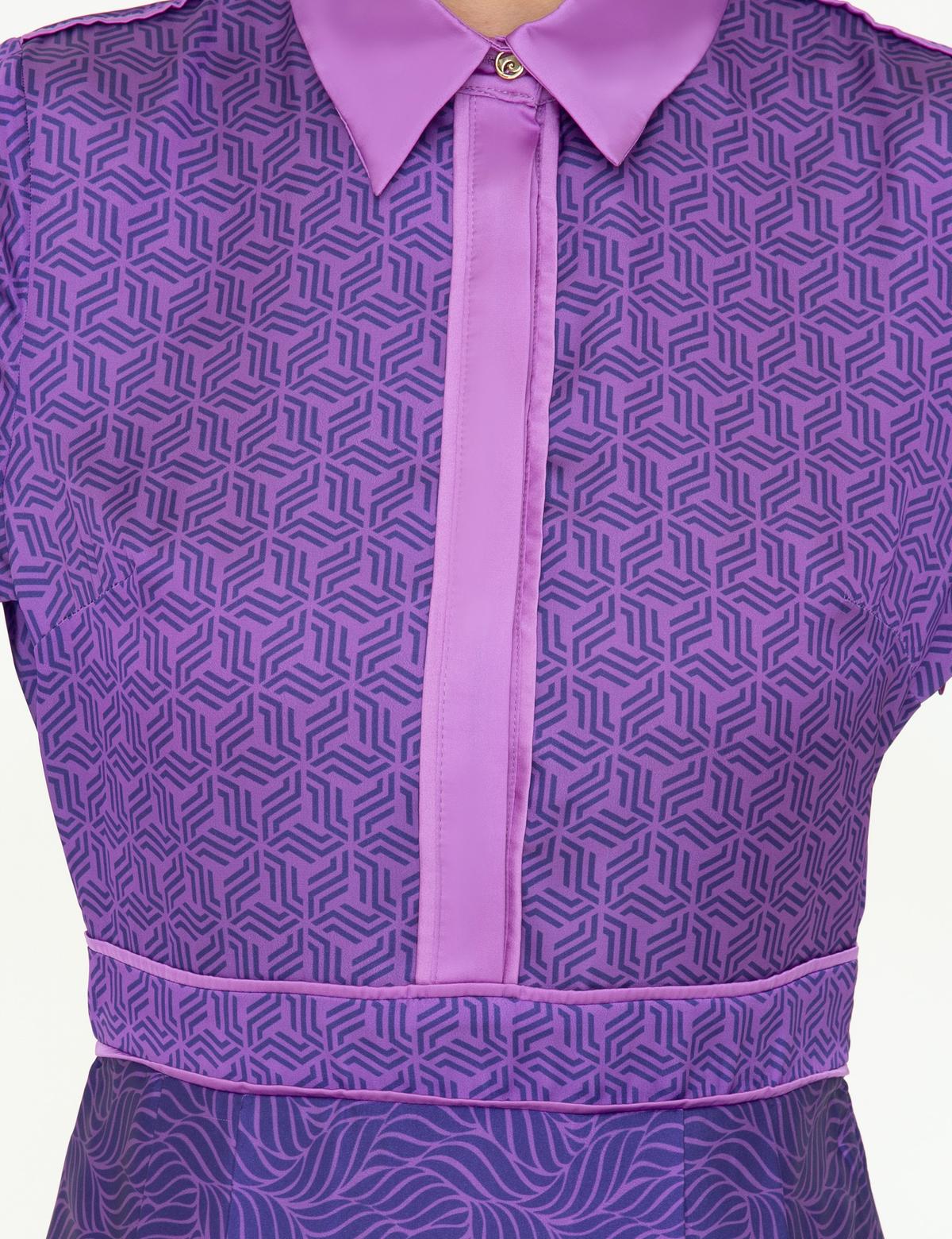 Menekşe Dokuma Elbise - 50244972003