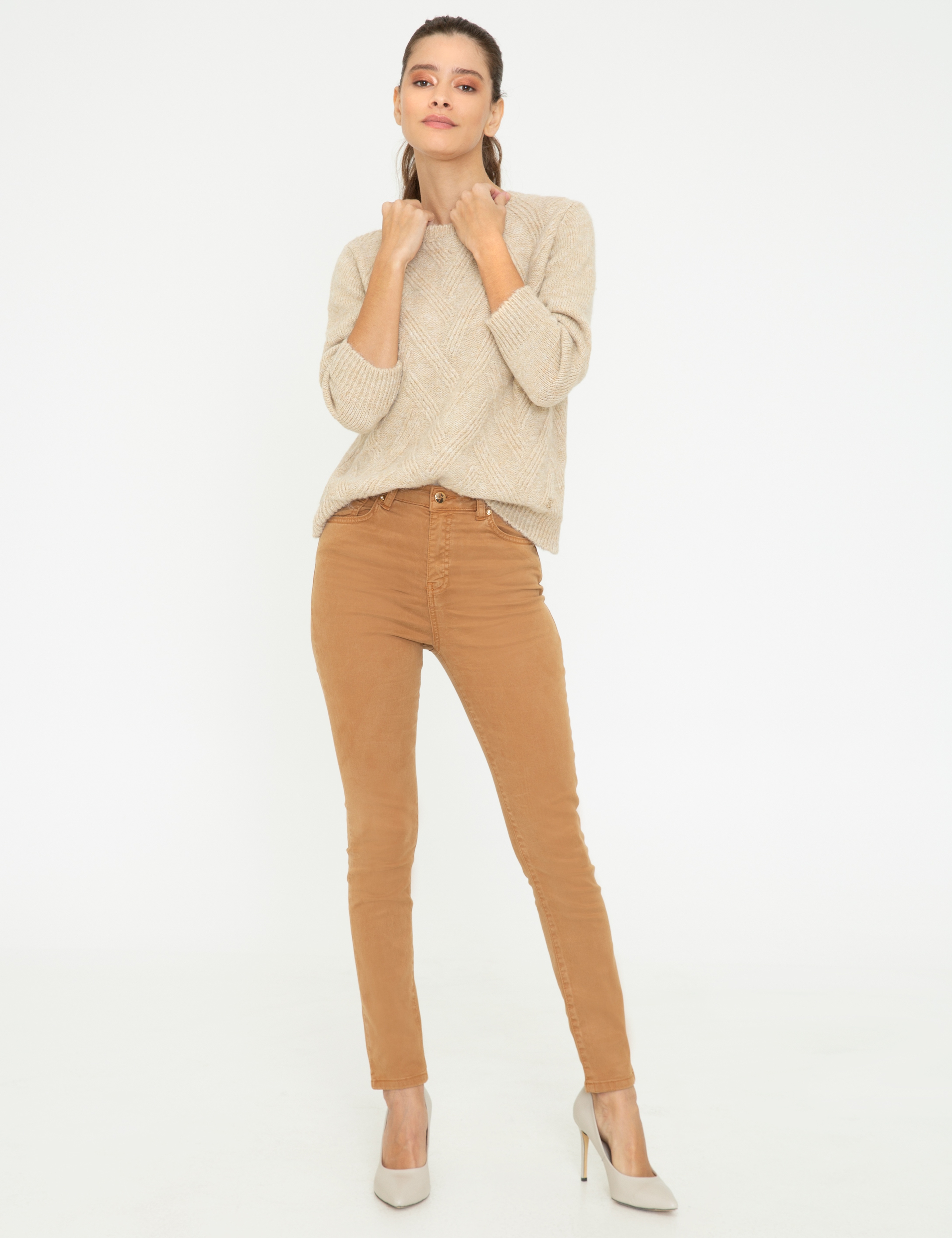 Coconut Skinny Fit Spor Pantolon - Image 1