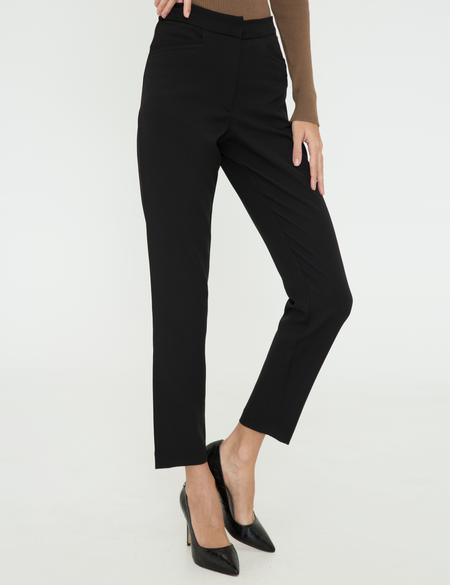 Siyah Slim Fit Kumaş Pantolon - 50244995019