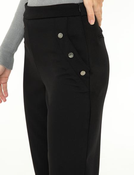 Siyah Slim Fit Kumaş Pantolon - 50245024003