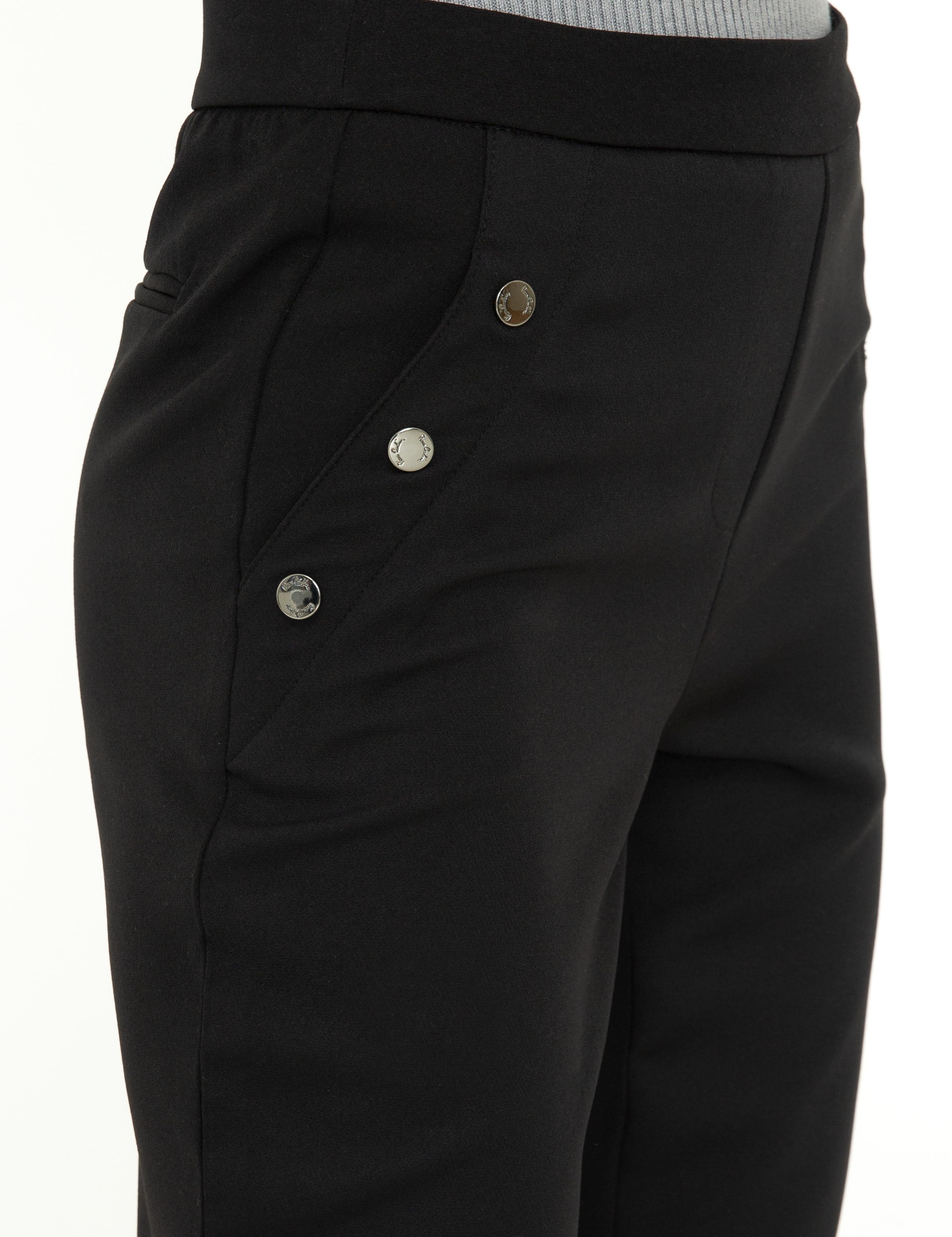 Siyah Slim Fit Kumaş Pantolon