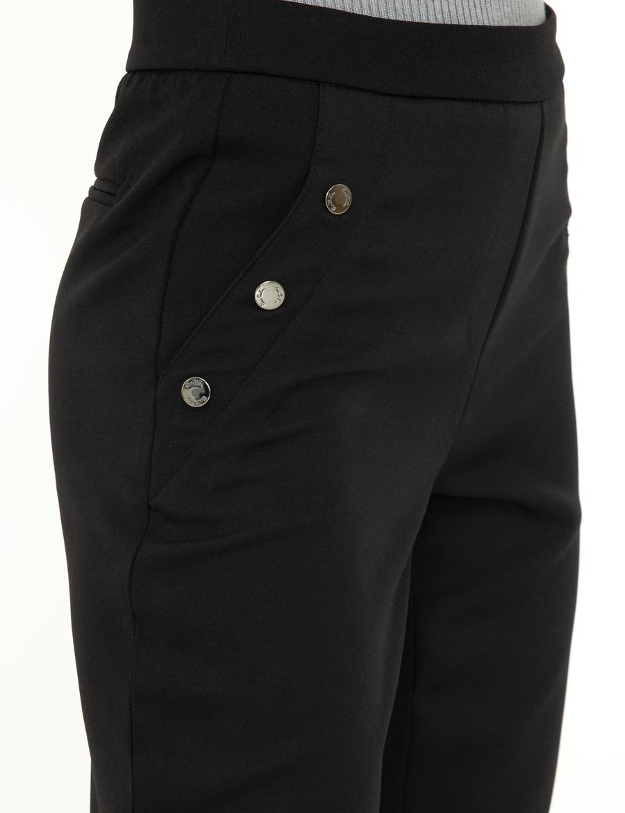Siyah Slim Fit Kumaş Pantolon