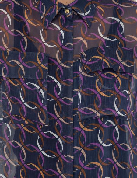 Lacivert Comfort Fit Uzun Kollu Gömlek - 50245032002