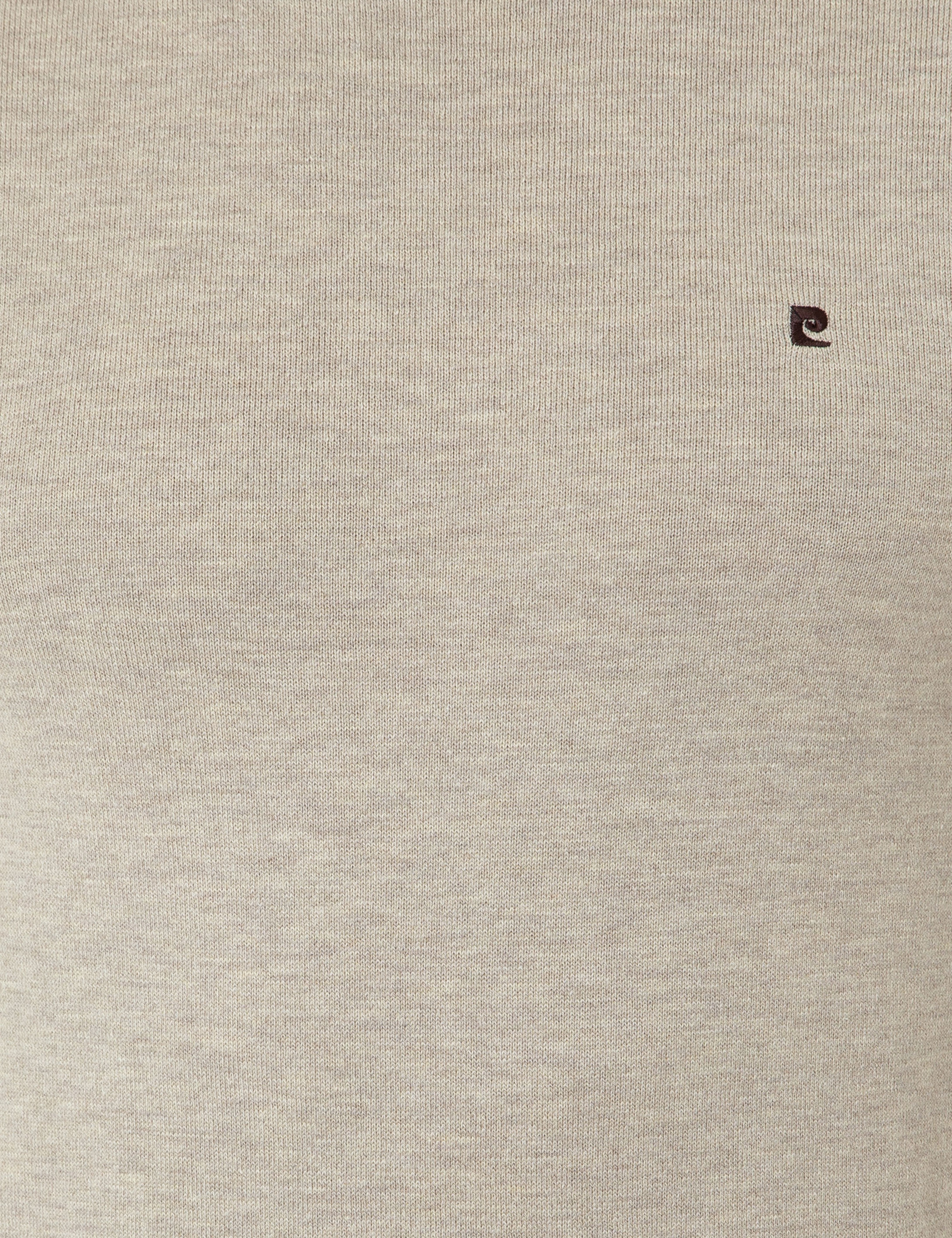 Kum Melanj Slim Fit Basic Triko Kazak - Image 6