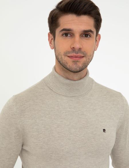 Kum Melanj Slim Fit Basic Triko Kazak - 50248583053