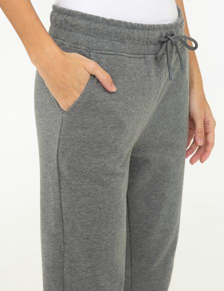 Gri Melanj Slim Fit Eşofman Altı - 50248472028