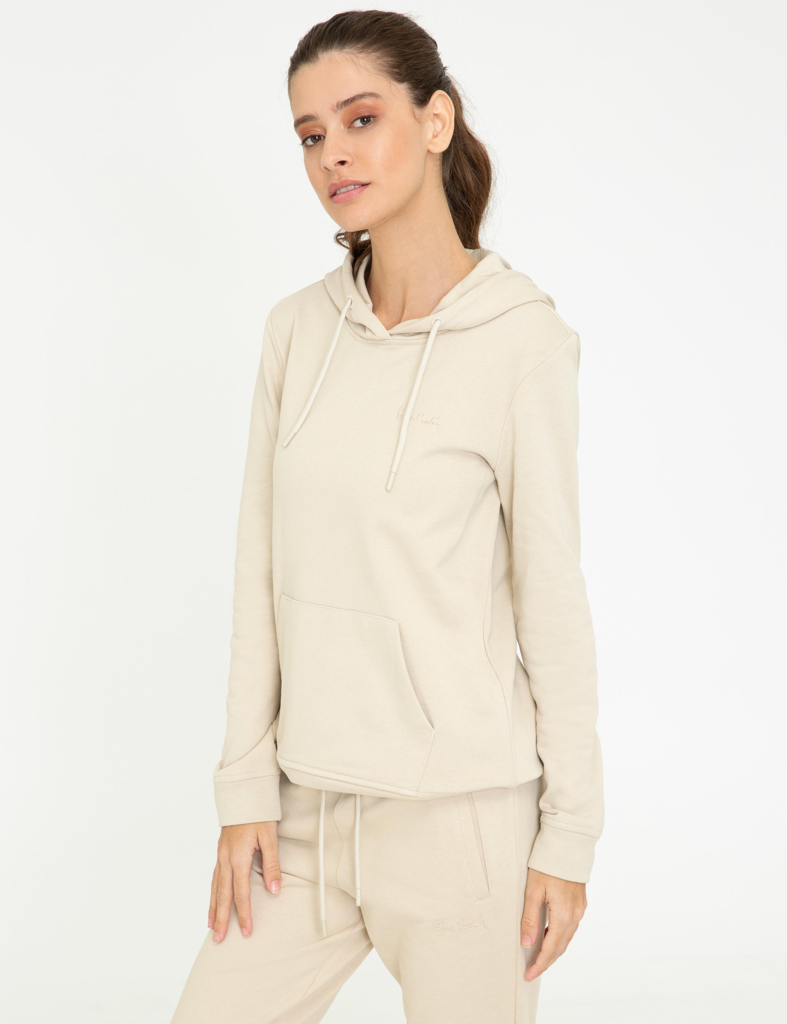 Bej Regular Fit Sweatshirt