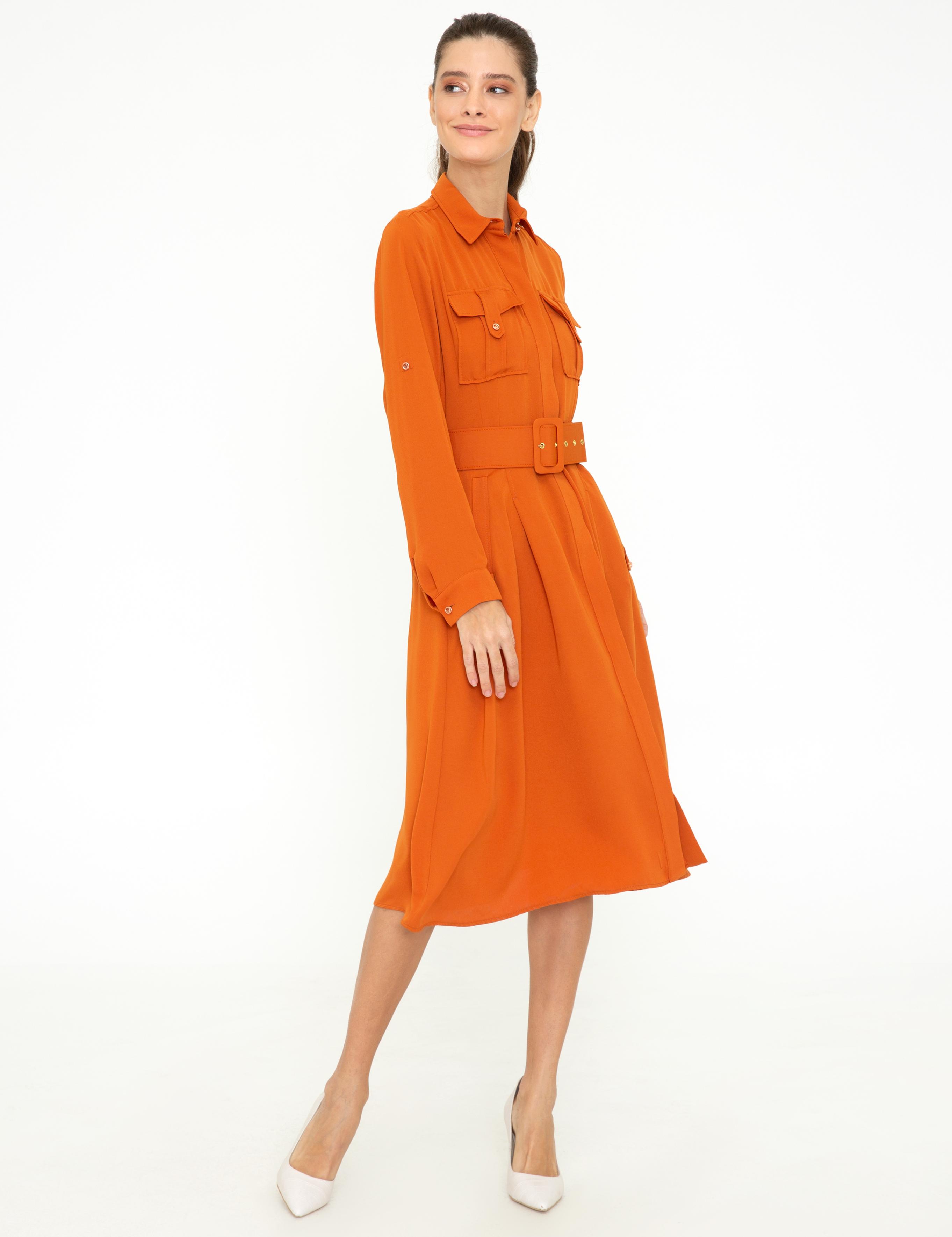 Tarçın Dokuma Elbise