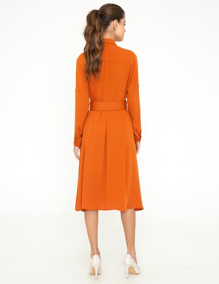 Tarçın Dokuma Elbise - 50245009013