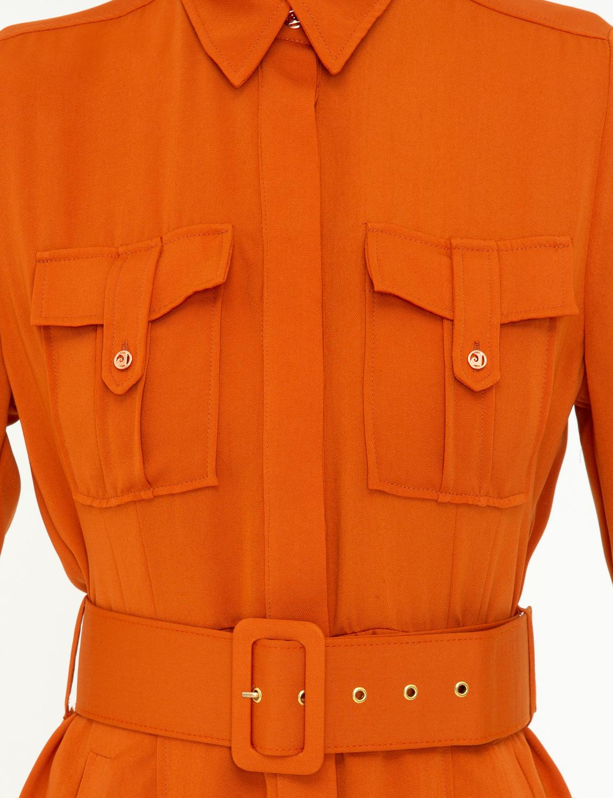 Tarçın Dokuma Elbise - 50245009013