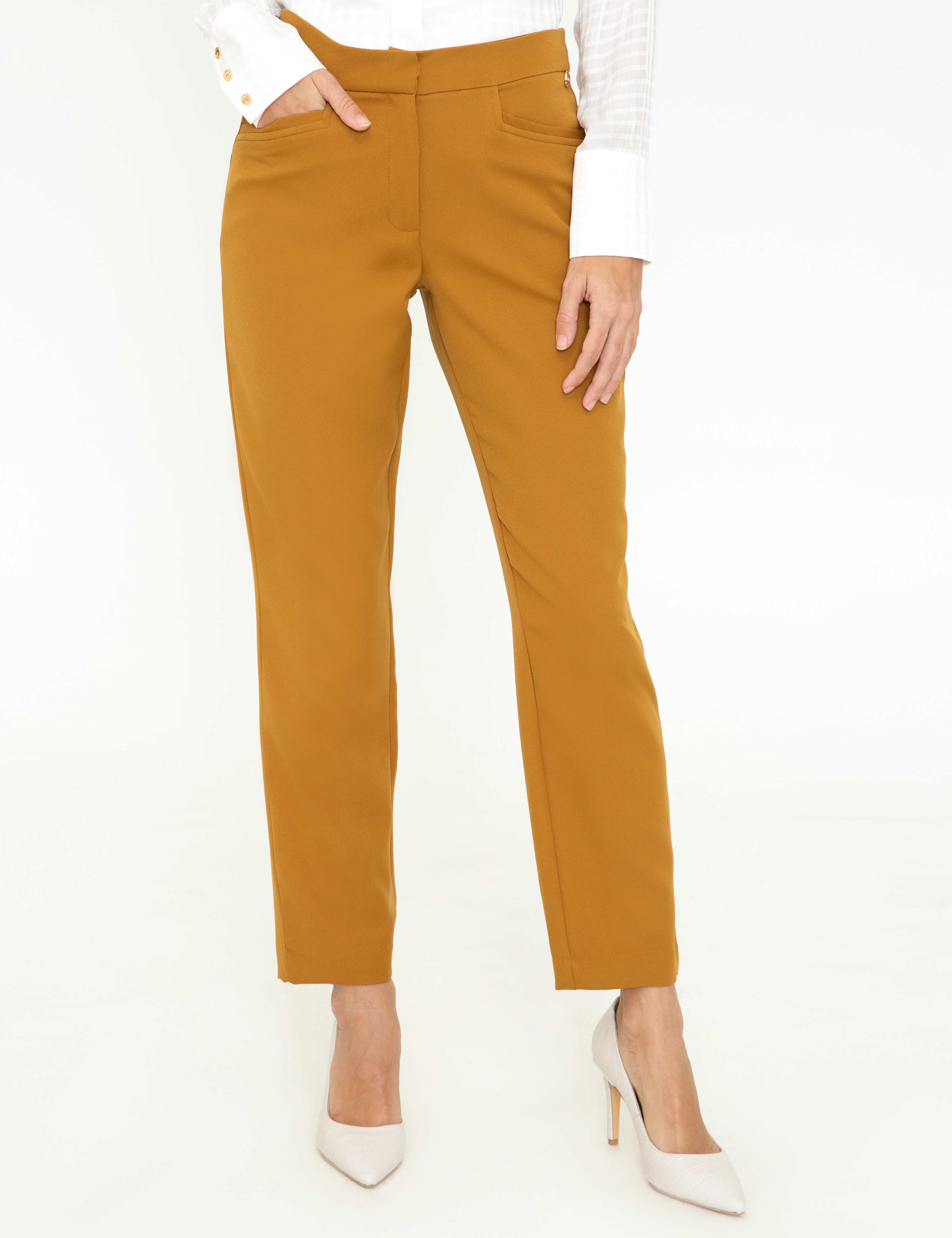 Camel Slim Fit Kumaş Pantolon - Image 2