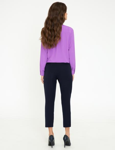 Lacivert Slim Fit Kumaş Pantolon - 50245024023