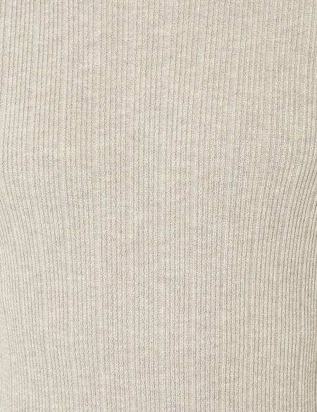 Kum Melanj Slim Fit Balıkçı Yaka Triko Kazak - 50241468033