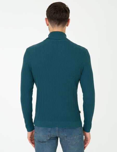 Mavi Slim Fit Balıkçı Yaka Triko Kazak - 50241468026