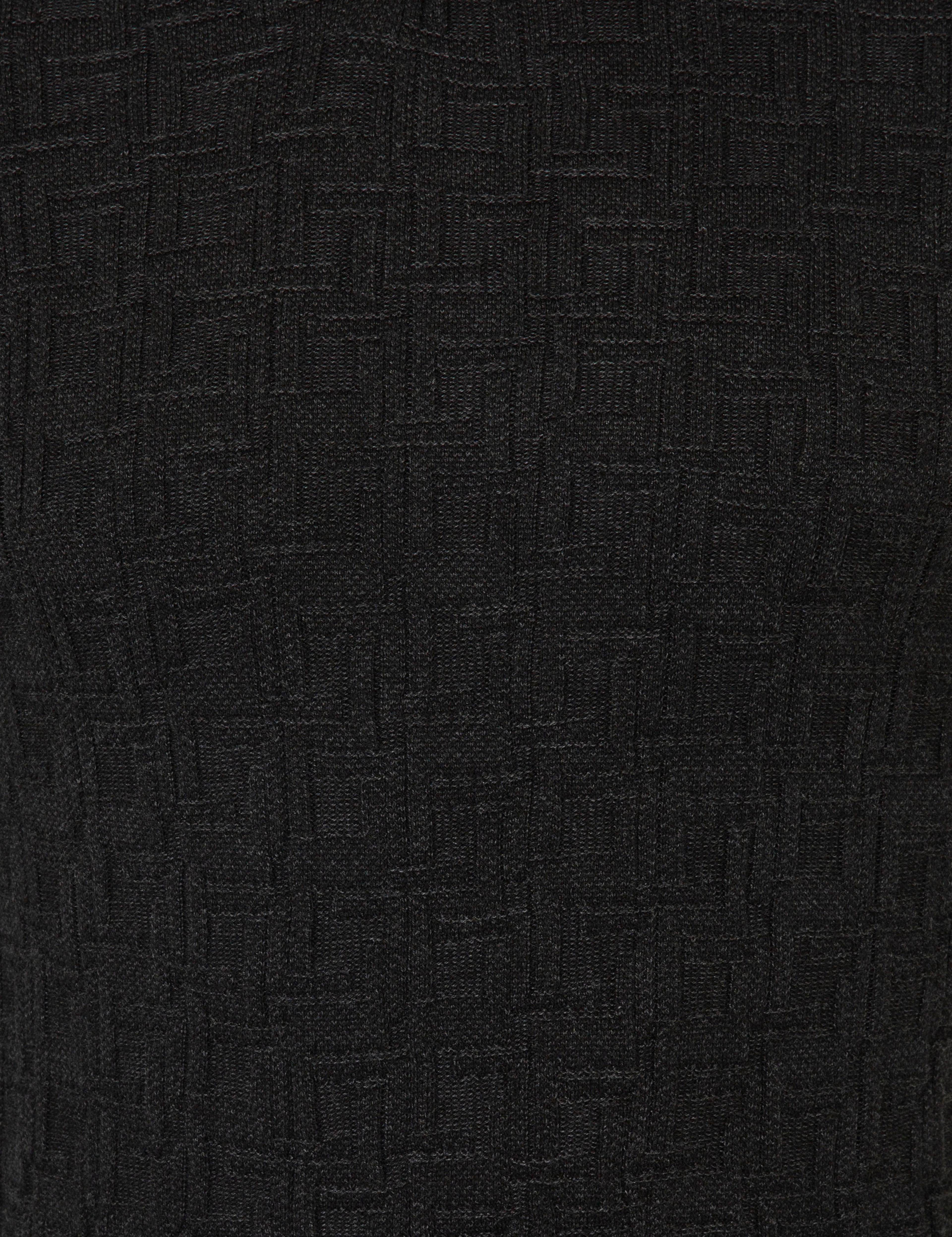 Siyah Slim Fit Kazak - Image 6