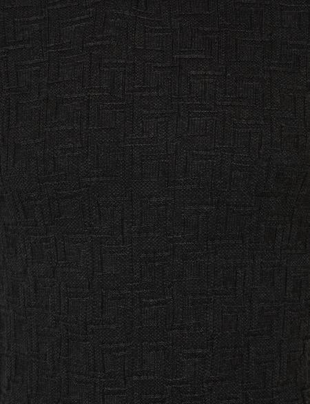 Siyah Slim Fit Kazak - 50241375009