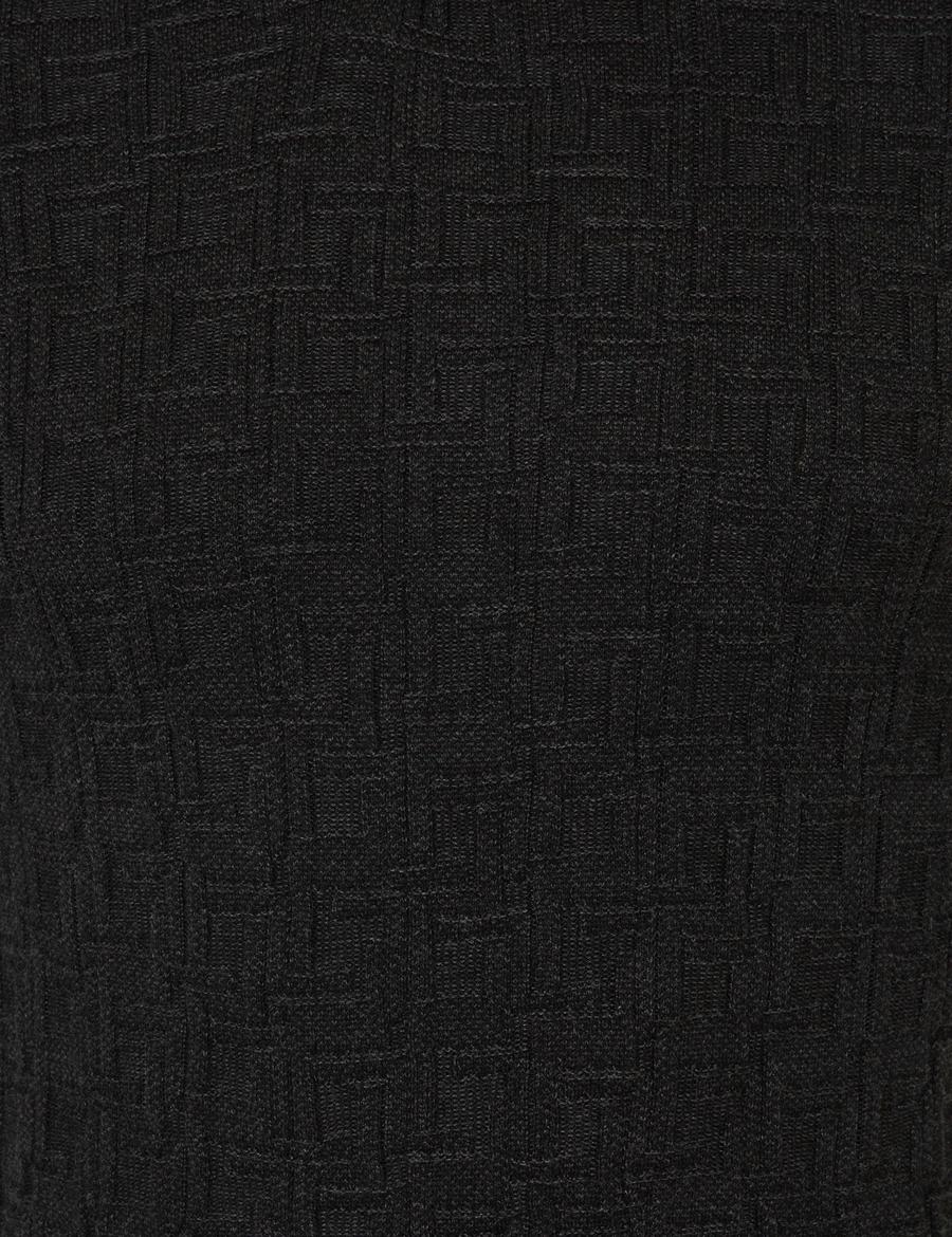 Siyah Slim Fit Kazak