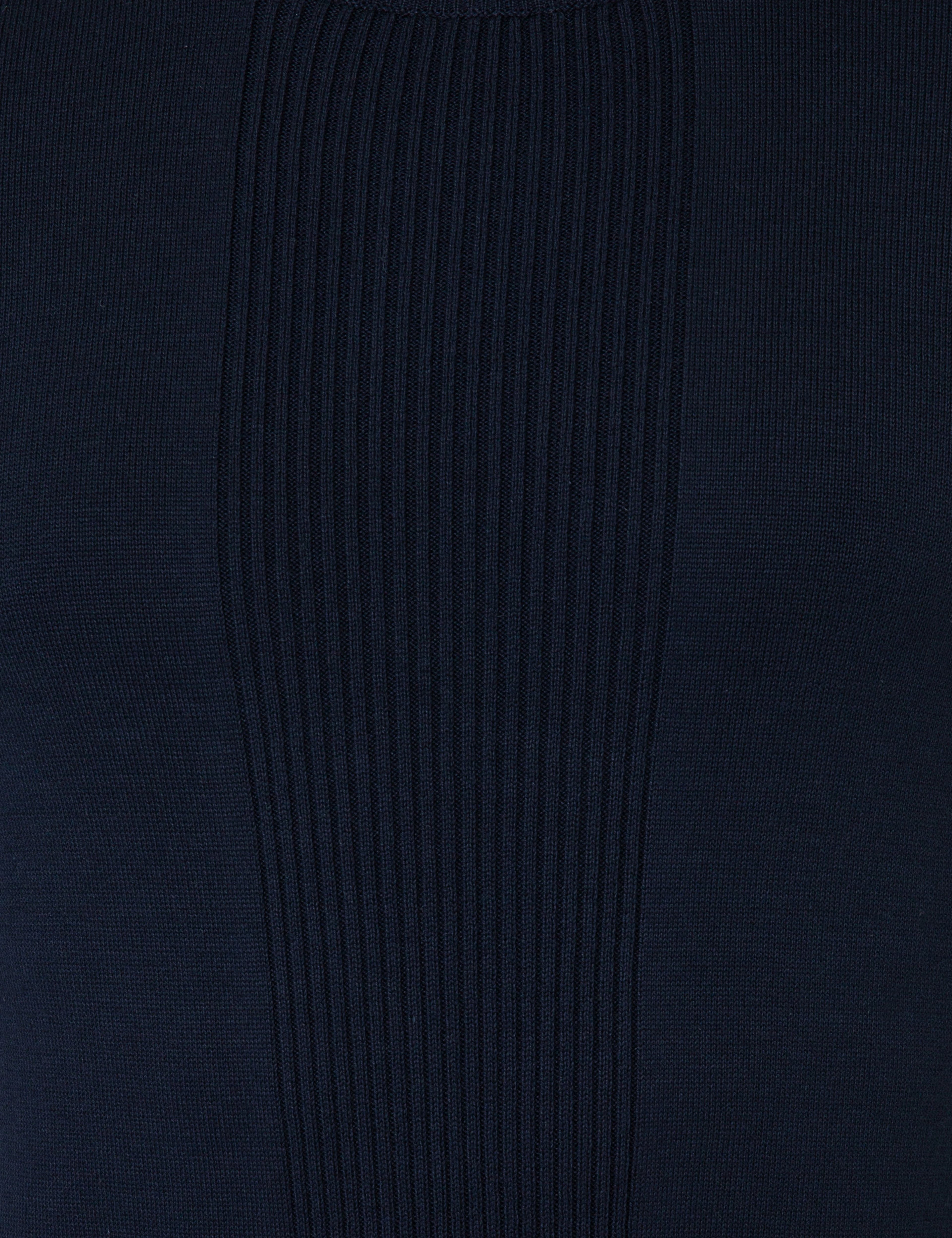 Lacivert Slim Fit Bisiklet Yaka Triko Kazak - Image 6