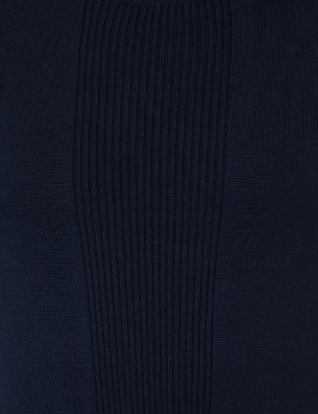 Lacivert Slim Fit Bisiklet Yaka Triko Kazak - 50241438008