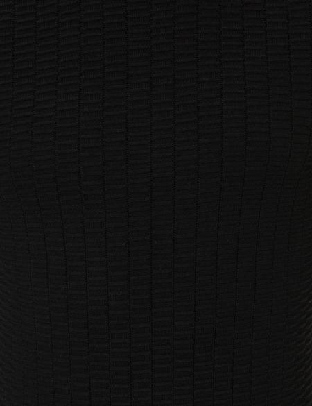 Siyah Slim Fit Balıkçı Yaka Triko Kazak - 50248530016