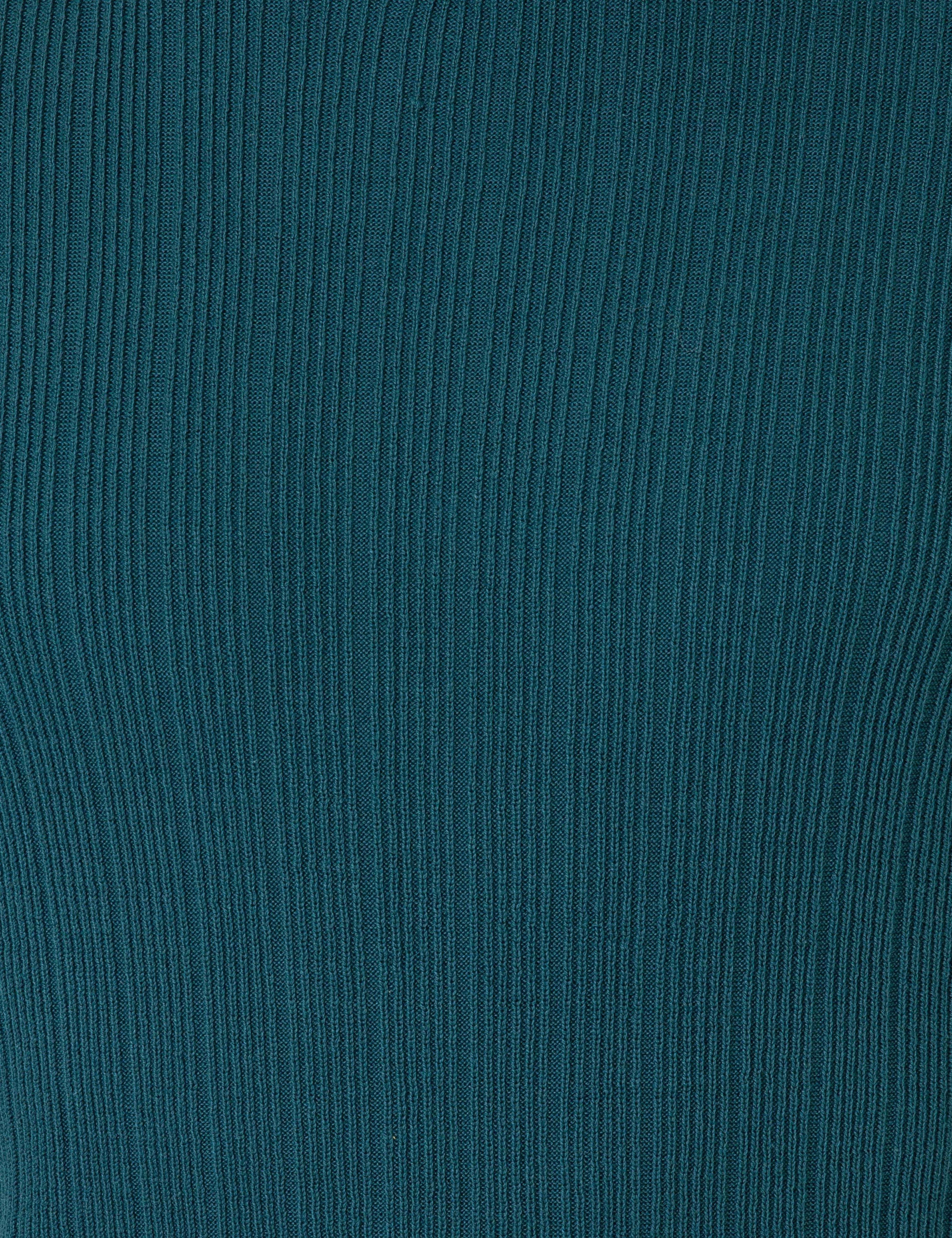 Mavi Slim Fit Balıkçı Yaka Triko Kazak - Image 6