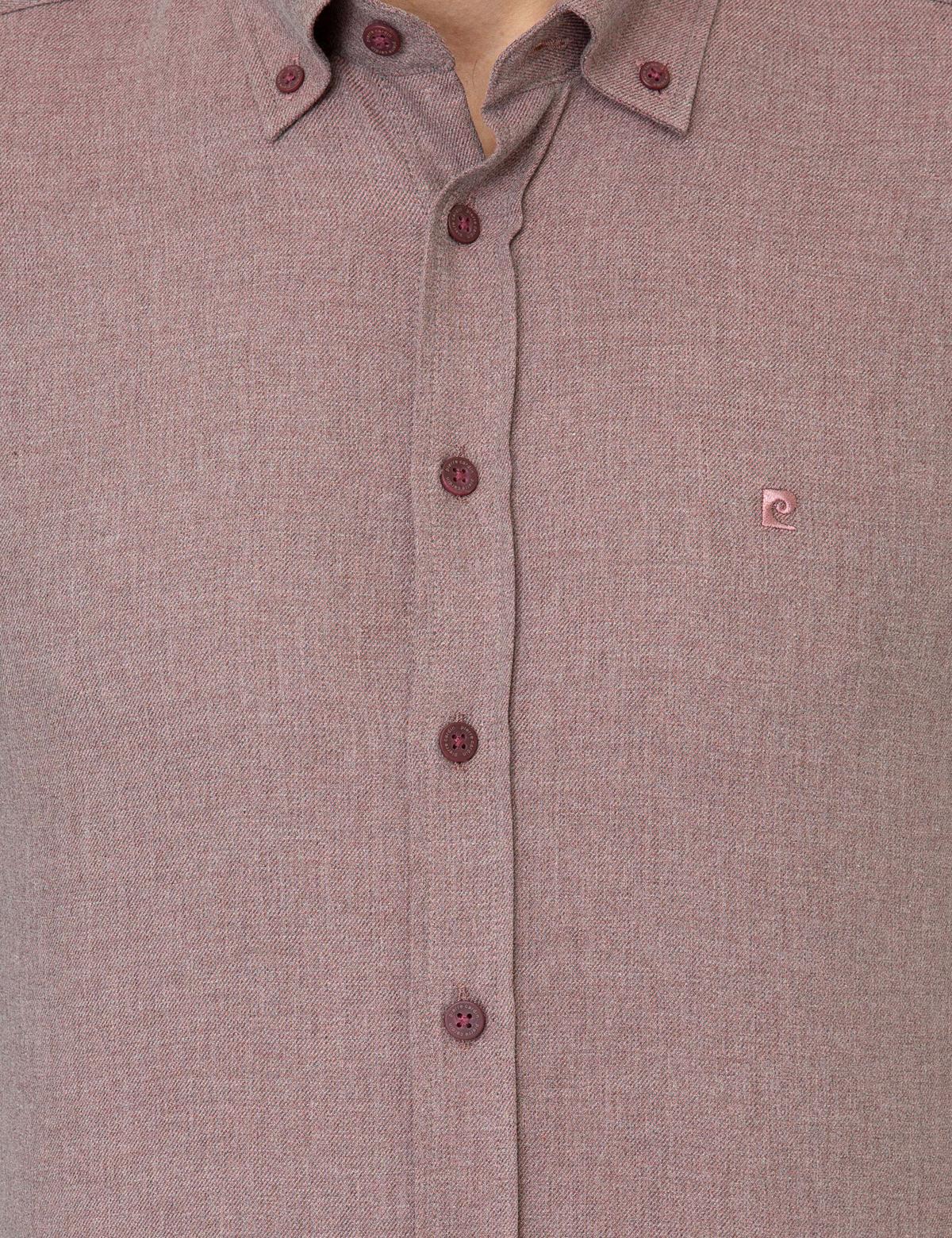 Bordo Slim Fit Gömlek - 50247918023