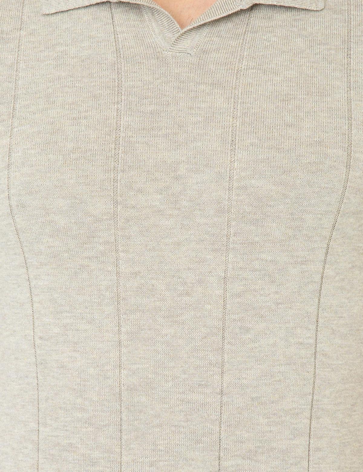 Kum Melanj Slim Fit Polo Yaka Triko Tişört - 50241458046