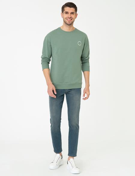 Yeşil Comfort Fit Sweatshirt - 50240078036