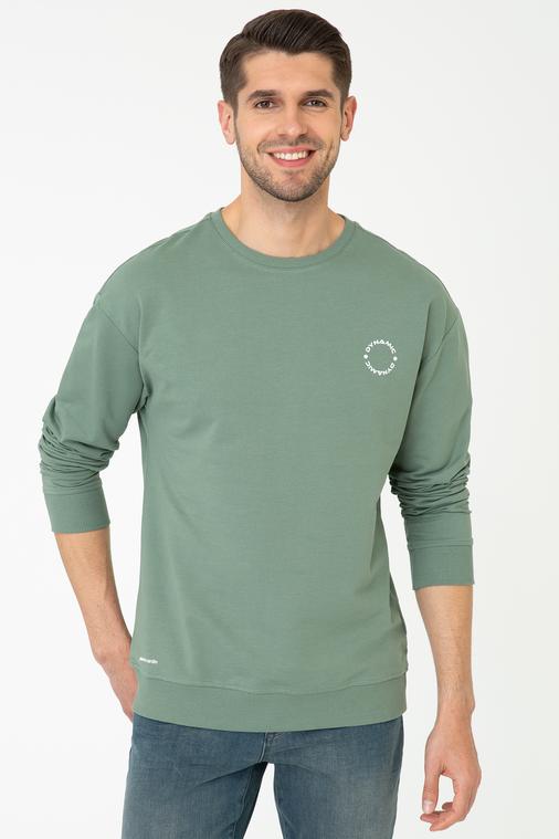Yeşil Comfort Fit Sweatshirt