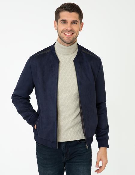 Lacivert Deri Ceket - 50250402012