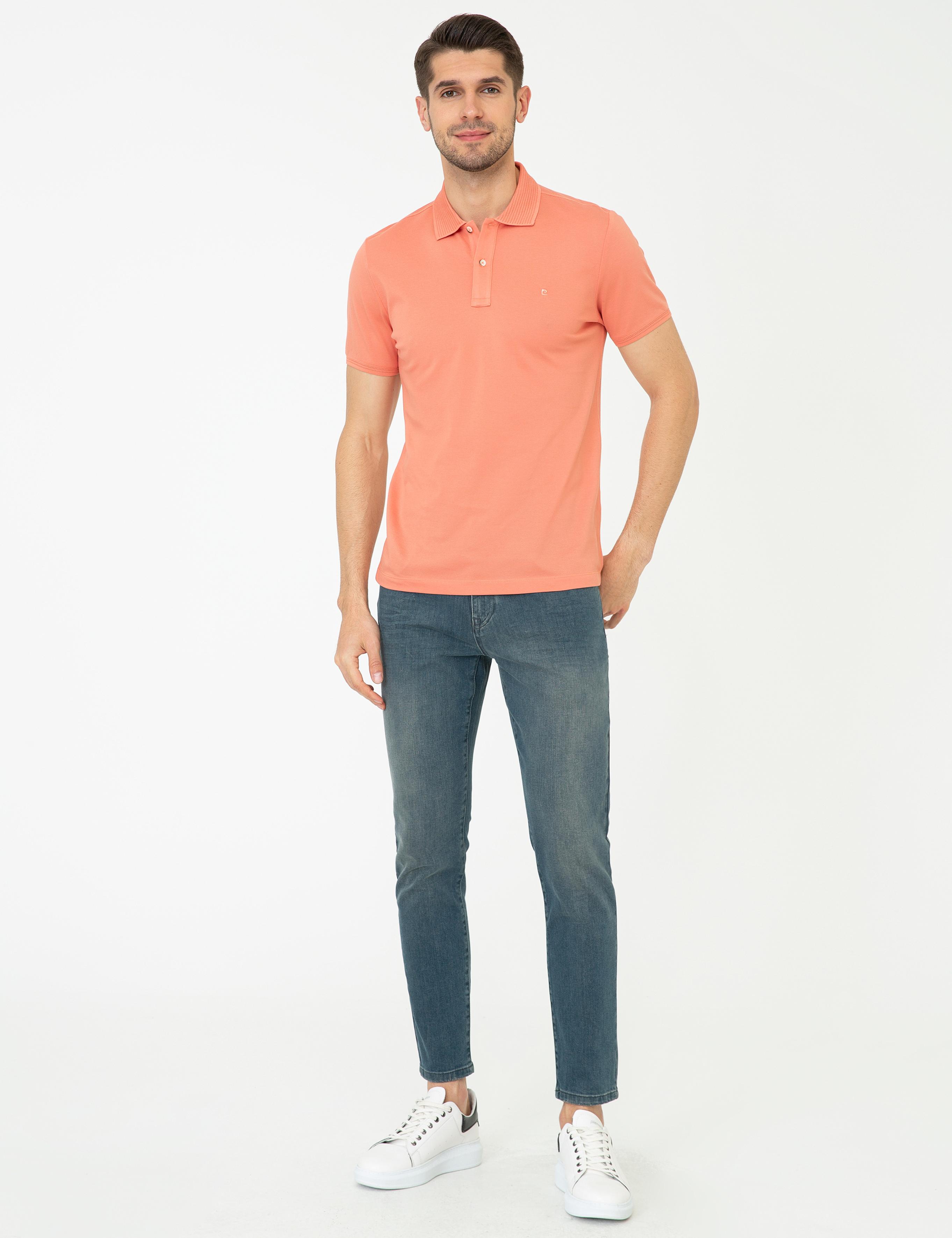 Coral Slim Fit Polo Yaka Merserize Tişört
