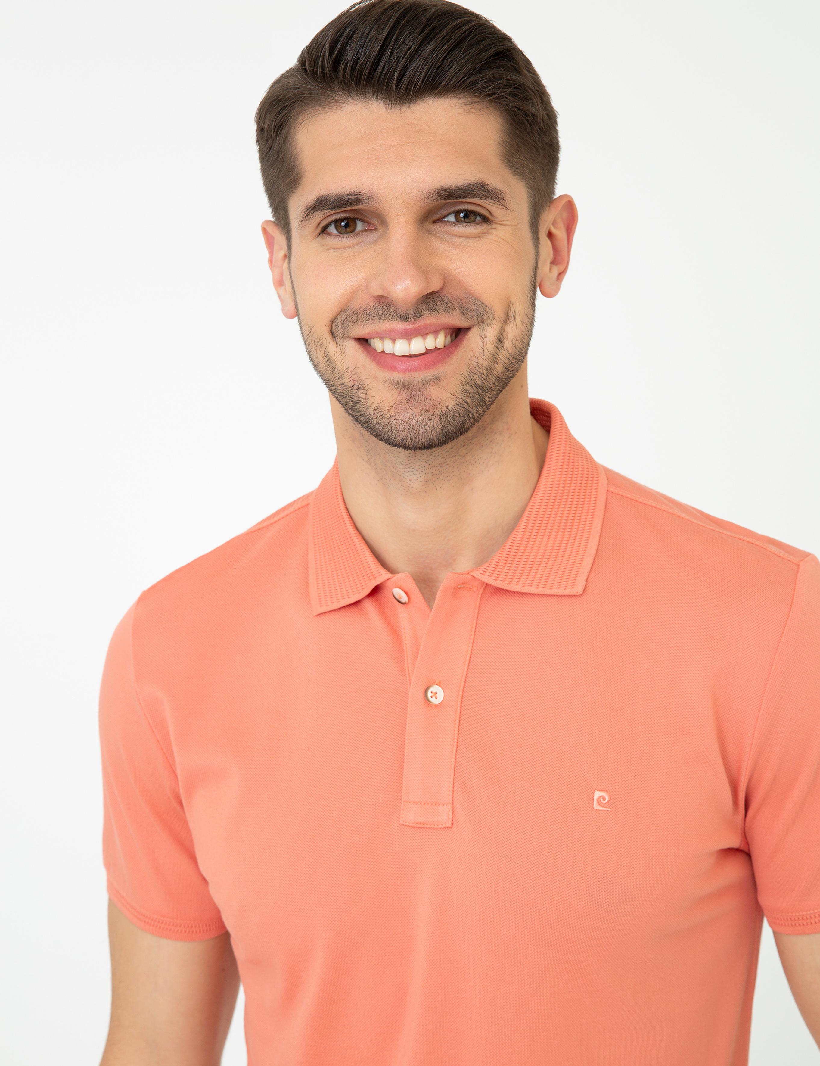 Coral Slim Fit Polo Yaka Merserize Tişört