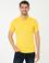 Sarı Slim Fit Polo Yaka Merserize Tişört