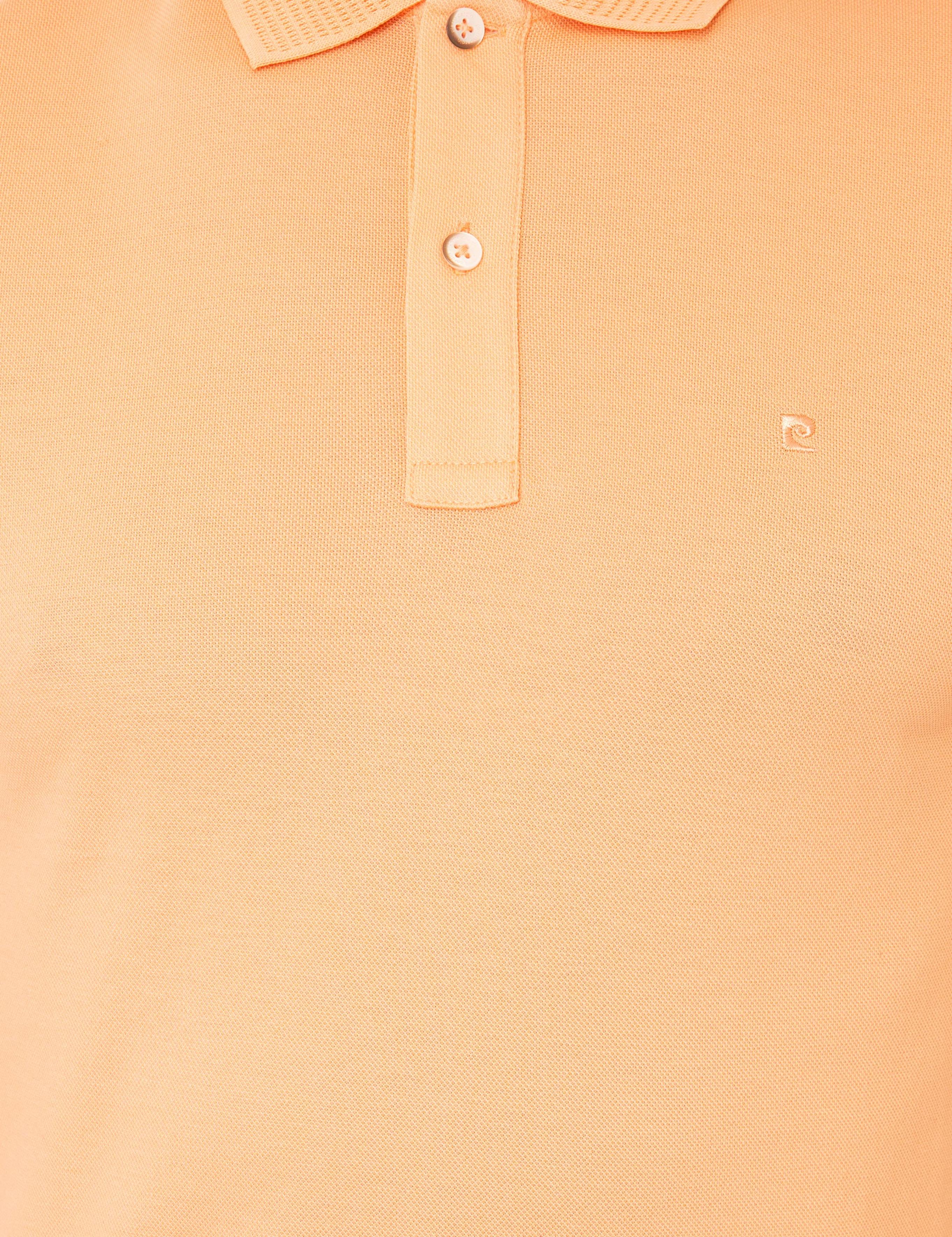 Açık Somon Slim Fit Polo Yaka Merserize Tişört