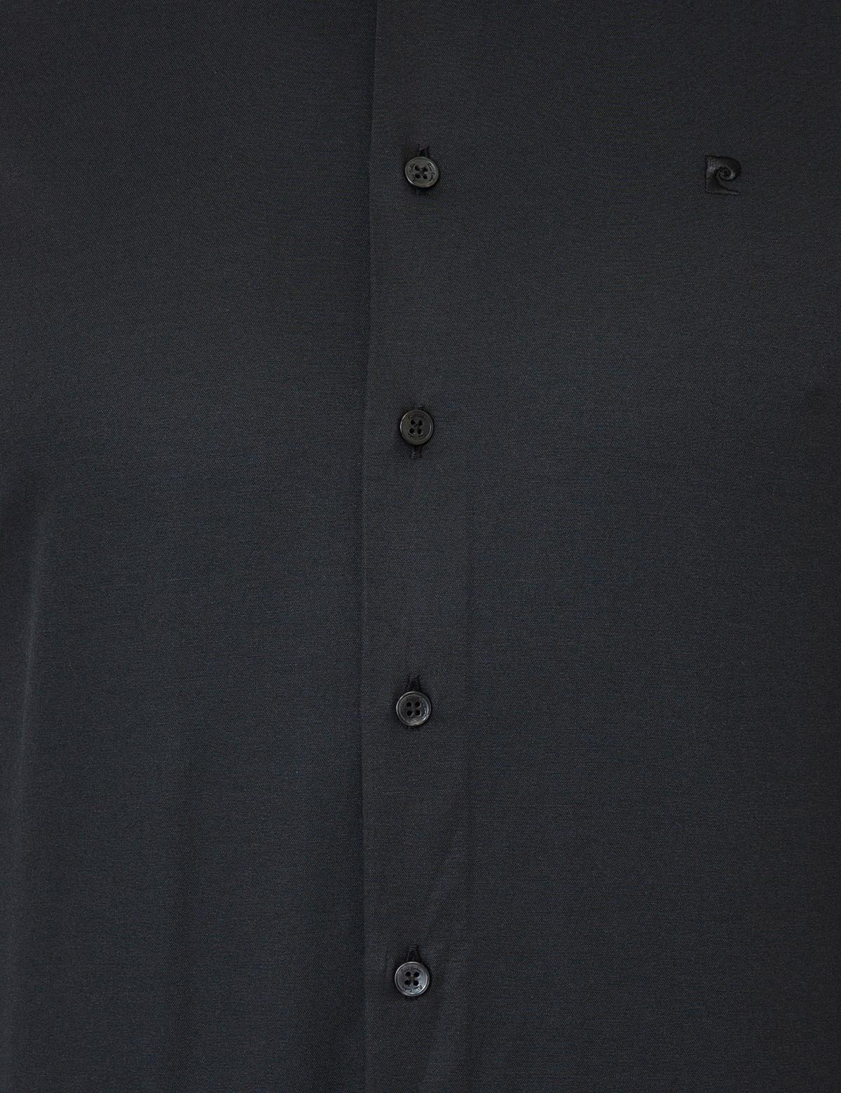 Siyah Slim Fit Uzun Kollu Klasik Gömlek - 50243306024