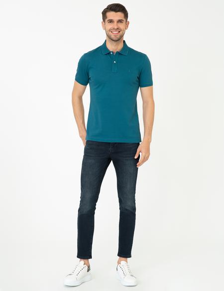 Zümrüt Slim Fit Polo Yaka Merserize Tişört - 50249879095