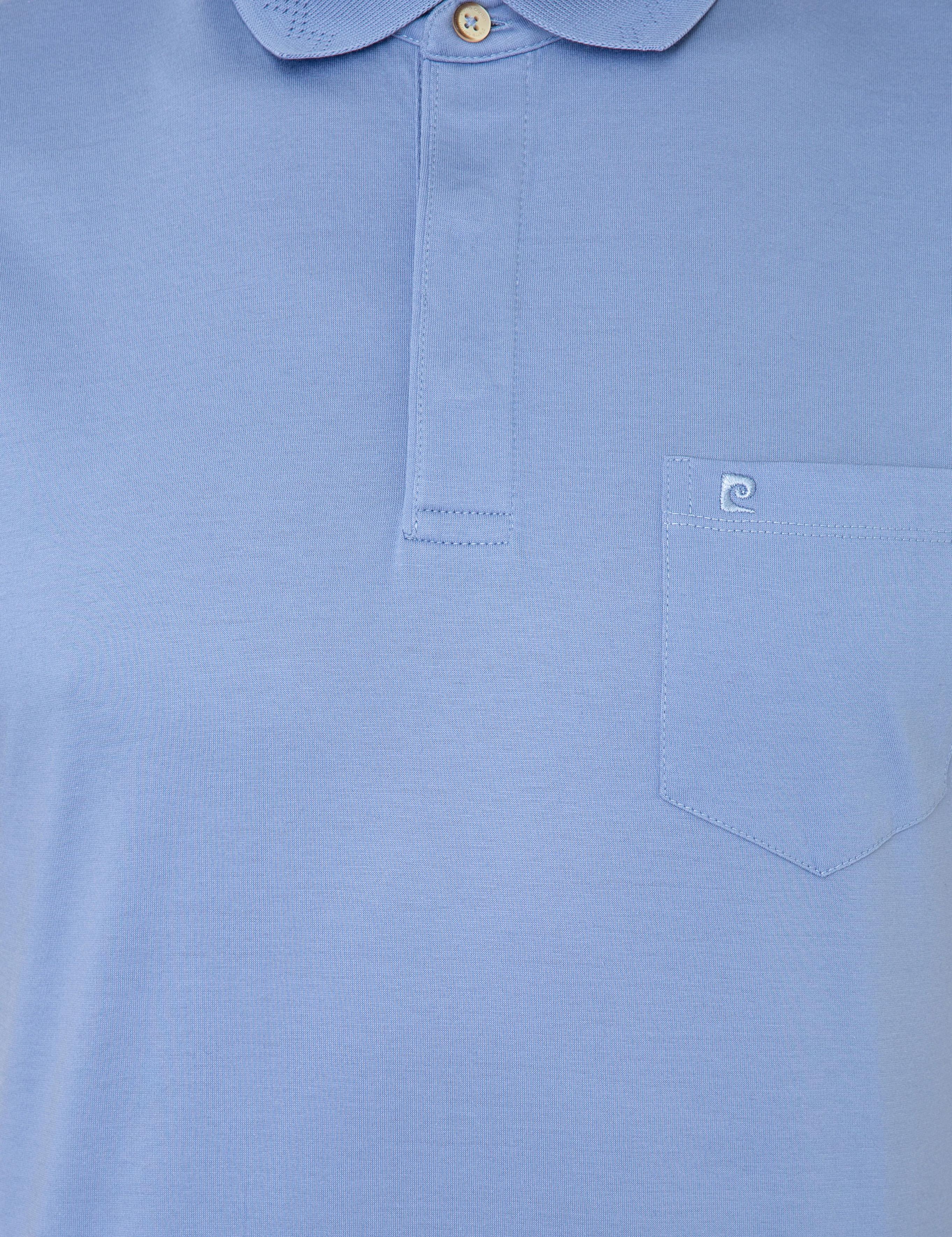 Koyu Mavi Regular Fit Polo Yaka Merserize Tişört