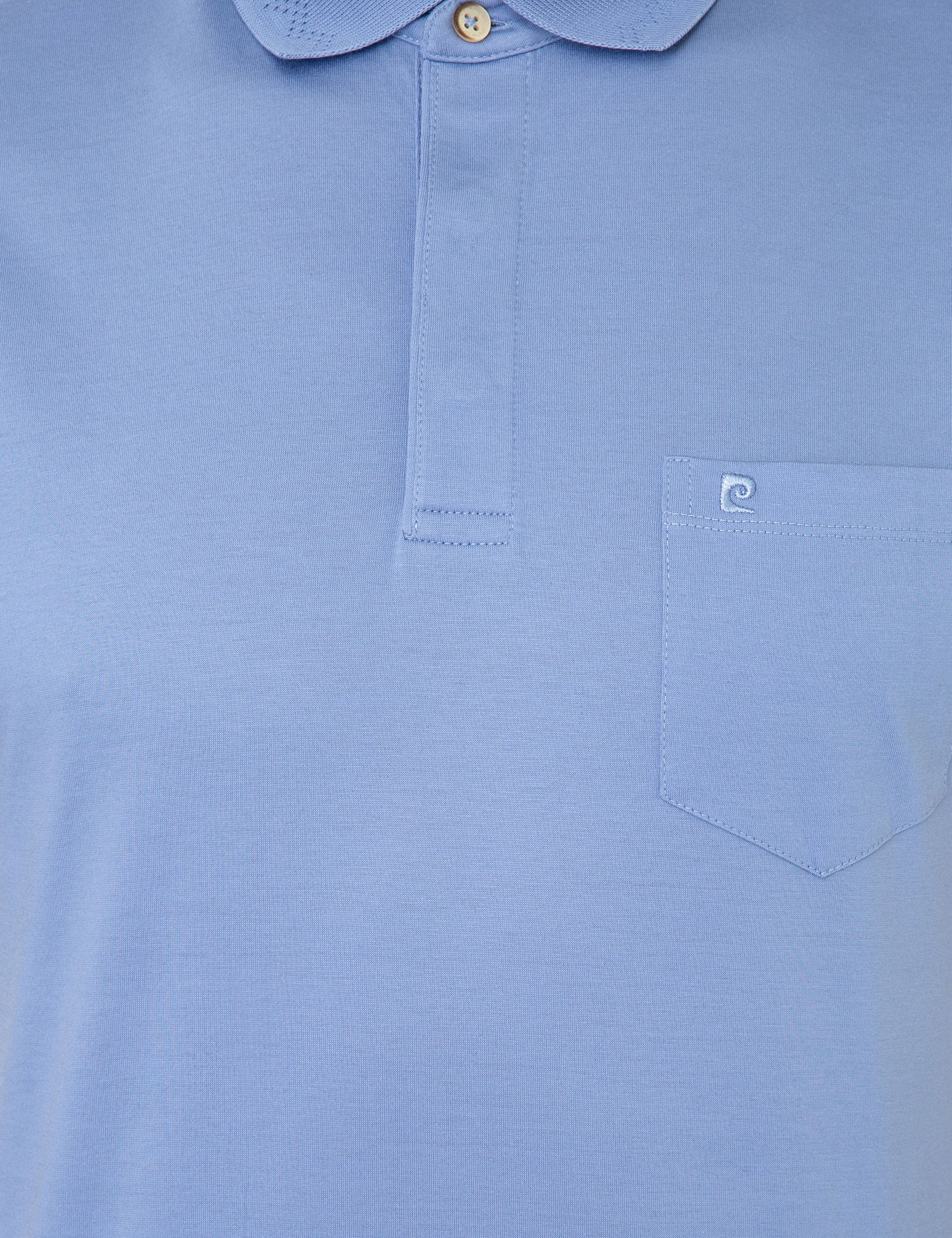 Koyu Mavi Regular Fit Polo Yaka Merserize Tişört
