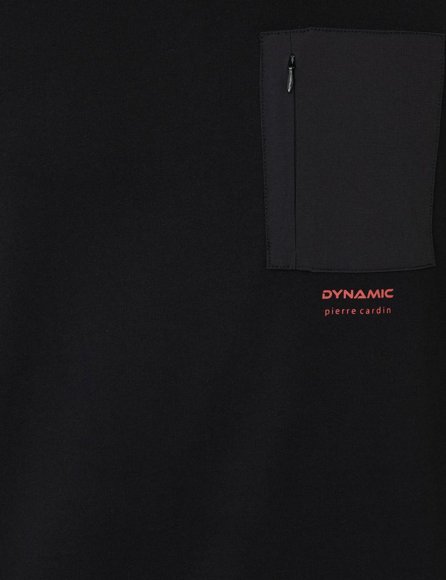 Siyah Comfort Fit Sweatshirt