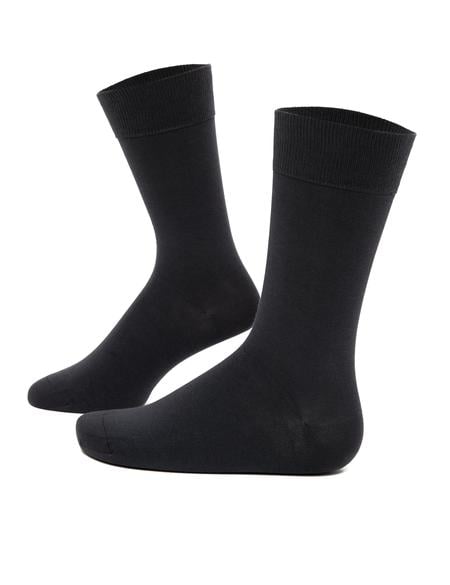 Erkek Antrasit Düz Soket Çorap - 50250973002