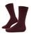 Erkek Bordo Düz Soket Çorap