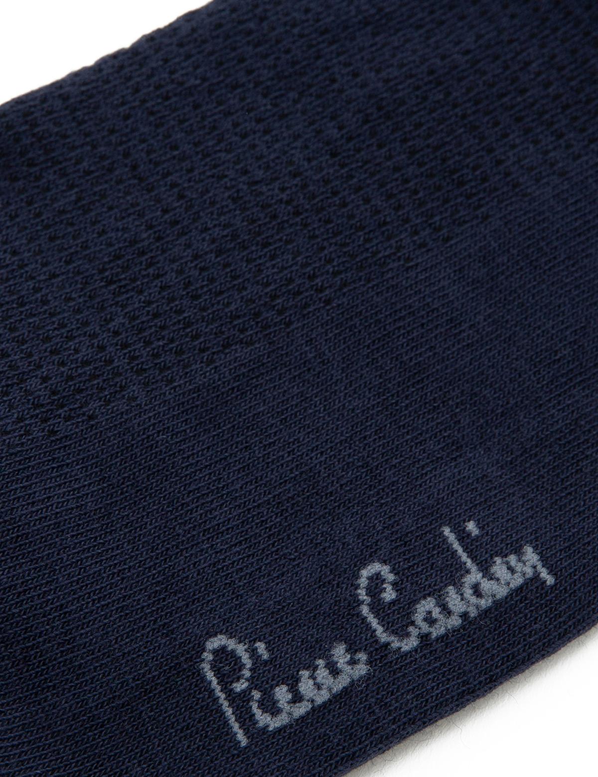 Erkek Lacivert Düz Soket Çorap - 50250974003