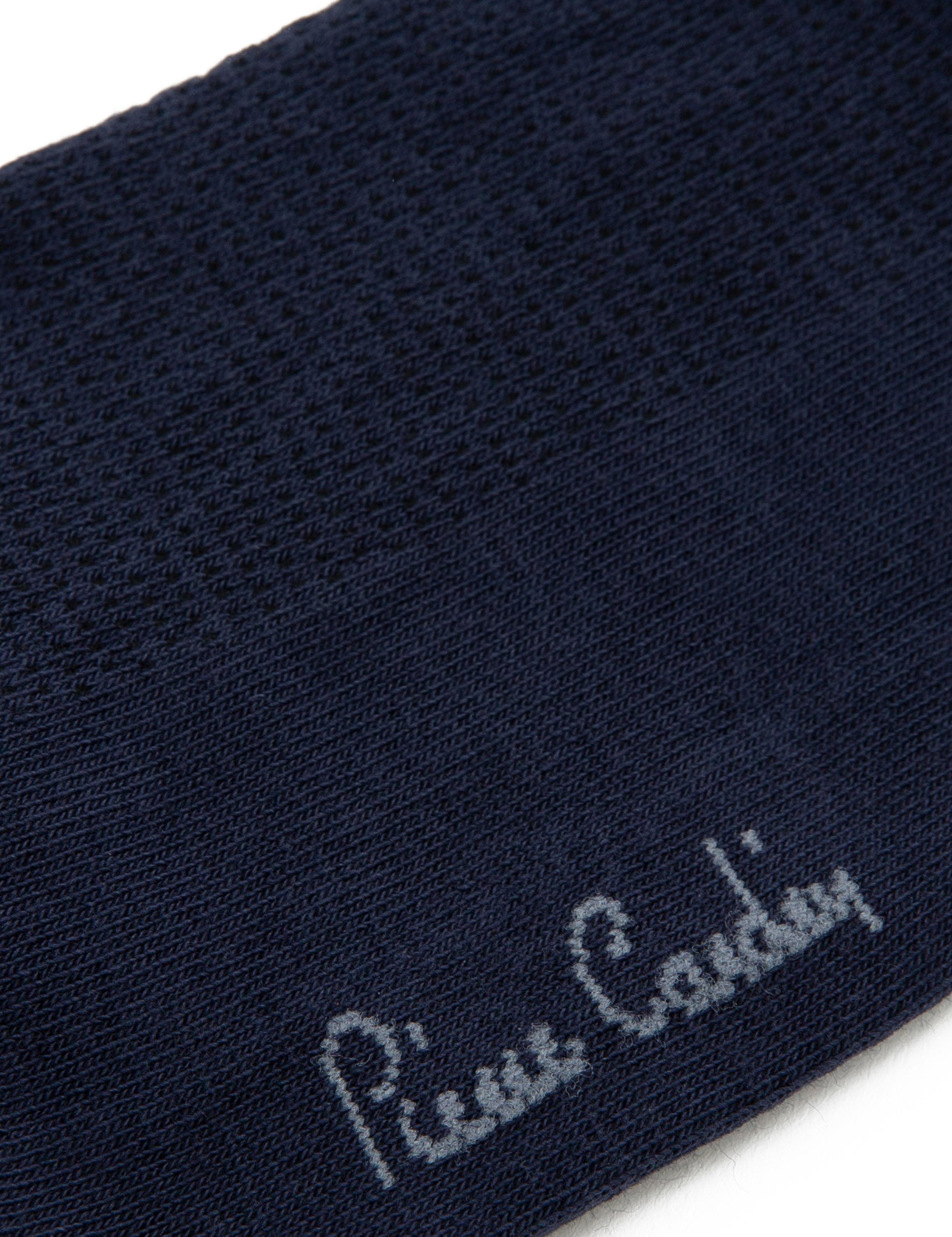 Erkek Lacivert Düz Soket Çorap